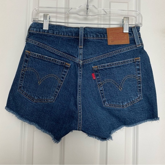 Levi’s Original 501 Button Fly Jeans Shorts Size 27 - Picture 10 of 10